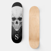 skateboard Gray Skull Monogram (Voorkant)