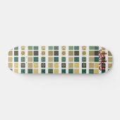 Skateboard Green Brown (Horizontaal)
