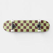 Skateboard Green et Brown Geo Plaid (Horz)