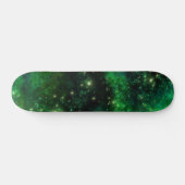 Skateboard Green Galaxy personnalisable (Horz)