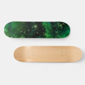 Skateboard Green Galaxy personnalisable (Horz)