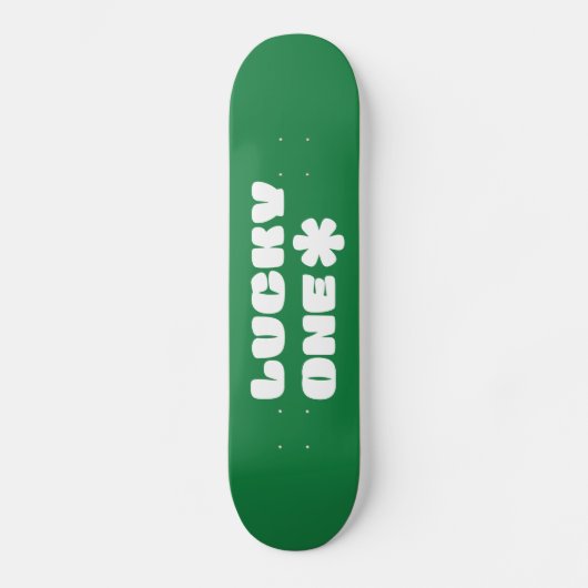 Skateboard Green Lucky One (Recto)