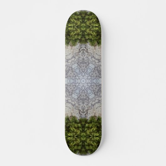 Skateboard Green Moss & Earth Nature Art (Devant)