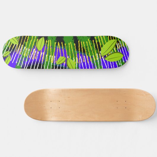 Skateboard Green Motion – Abstract Nature (Horz)
