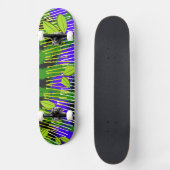 Skateboard Green Motion – Nature Abstraite (Recto)