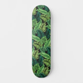 Skateboard Green Tropical Palm Banana Monstera Feuille (Recto)