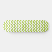 Skateboard Green Zigzag, Green Chevron, Motif géométrique (Horz)