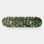 Skateboard Green Zombie Éffrayant Halloween Skate (Horz)