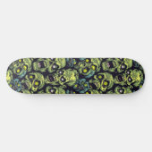 Skateboard Green Zombie Éffrayant Halloween Skate (Horz)