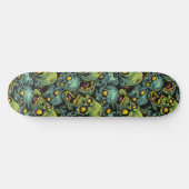 Skateboard Green Zombie Éffrayant Halloween Skate (Horz)