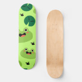 Skateboard Grenouille drôle (Recto)