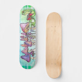 Skateboard Grenouille du livre d'histoire (Recto)