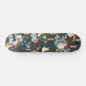 Skateboard Grenouille japonaise ukiyo-e Froggies (Horz)