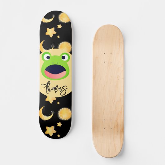 Skateboard Grenouille spatiale (Recto)