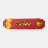 Skateboard Grill Queen Crown (Horz)