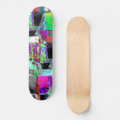 Skateboard – Grille Abstraite (Recto)