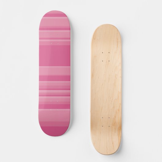 Skateboard Grilles complexes en rose (Recto)