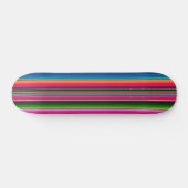 Skateboard Grilles de couverture mexicaines Serape Coloré Mex (Horz)