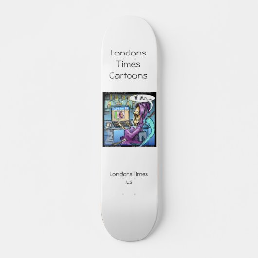 Skateboard Grim Reaper et Skythe Funny Skateboards (Devant)