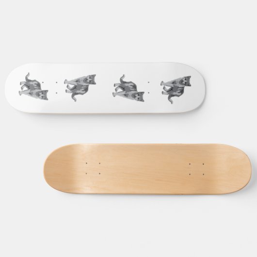 Skateboard Gris chaton (Horz)