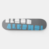 Skateboard Gris de Rudy (Horz)
