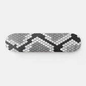 Skateboard Gris de serpent et gris clair (Horz)