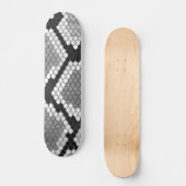 Skateboard Gris de serpent et gris clair (Recto)