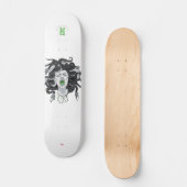 Skateboard Gris "Medusa" (Recto)