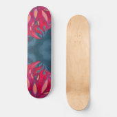 Skateboard gris rose (Recto)