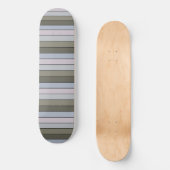 Skateboard Gris Vert Et Gris Noir Sur Papier Aquarelle (Recto)