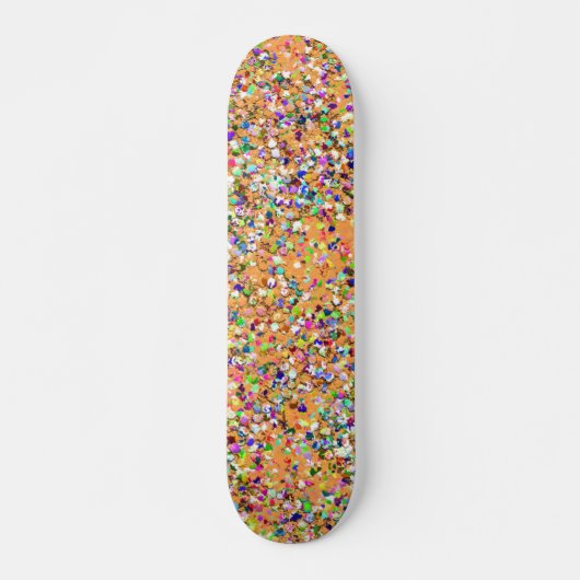 Skateboard Grit Glitter Fashion Multicolor Painting #2 (Devant)