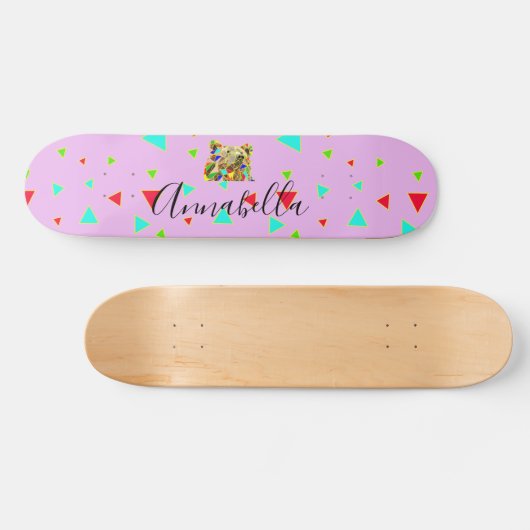Skateboard Grizzly Bear Rose (Horz)