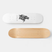 Skateboard Grizzly ours chasse cerfs Dessin simple (Horz)