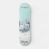 Skateboard Grooms Mint avec marque White Deer Dd (Recto)