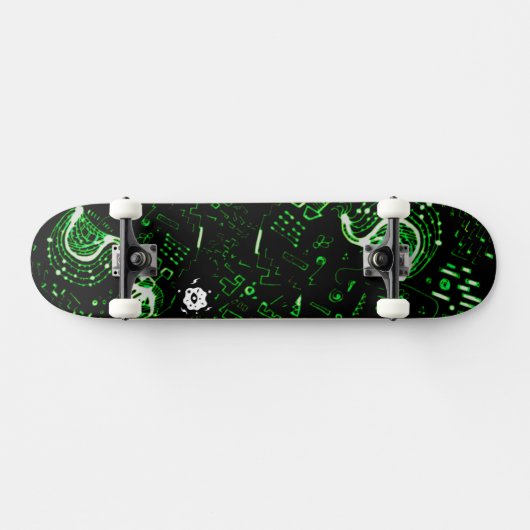 Skateboard Groovy Green (Horz)