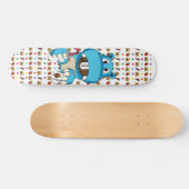 Skateboard Gros lard l'hippopotame (Horz)
