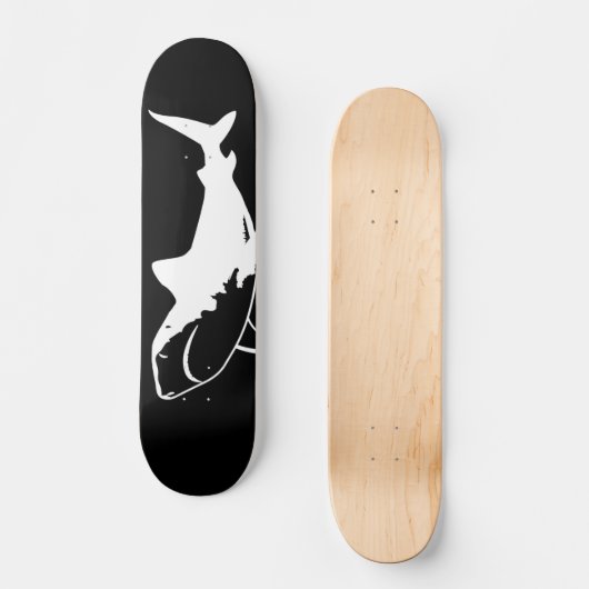 Skateboard Gros requin blanc (Recto)