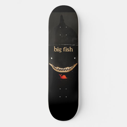 Skateboard Gros requin foncé (Recto)