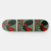 Skateboard Gros Rooster Rouge (Horz)