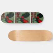 Skateboard Gros Rooster Rouge (Horz)