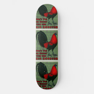 Skateboard Gros Rooster Rouge