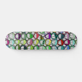 SKATEBOARD GROUPE D'FACES COOL (Horz)