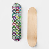 SKATEBOARD GROUPE D'FACES COOL (Recto)