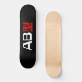 Skateboard Groupe sanguin AB Kanji japonais (Recto)
