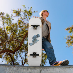 Skateboard Grouper - Conception abstraite - Découpe d'une pho