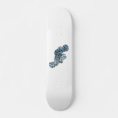 Skateboard Grouper - Conception abstraite - Découpe d'une pho (Devant)