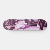 Skateboard Grues dans le jardin coréen (Horz)