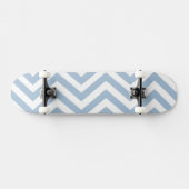 Skateboard Grunge bleu-clair Chevron texturisé (Horz)