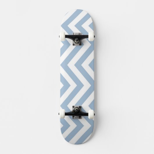 Skateboard Grunge bleu-clair Chevron texturisé (Recto)
