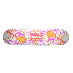 Skateboard Grunge de guitare de roche de filles de KRW